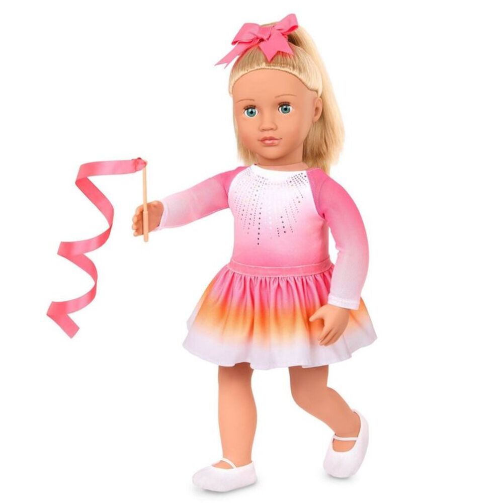 Indy 18" Doll & Gymnastics Accessory Set - Blonde Hair & Blue Eyes - Picture 3 of 4